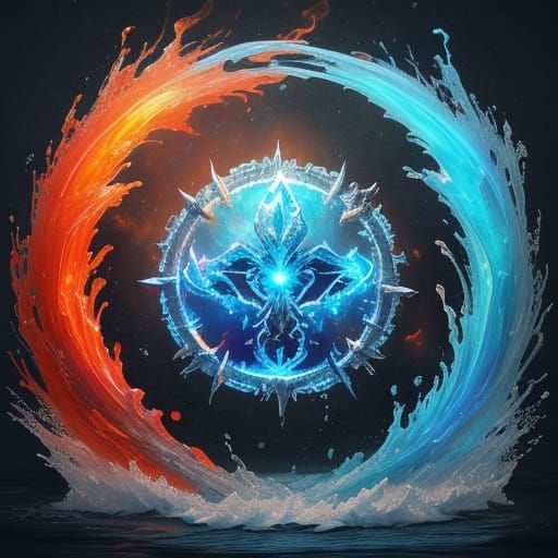 Elemental Spirits of Fire, Water, and Ice