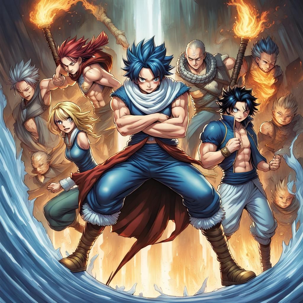 Fairy Tail in Comic Style