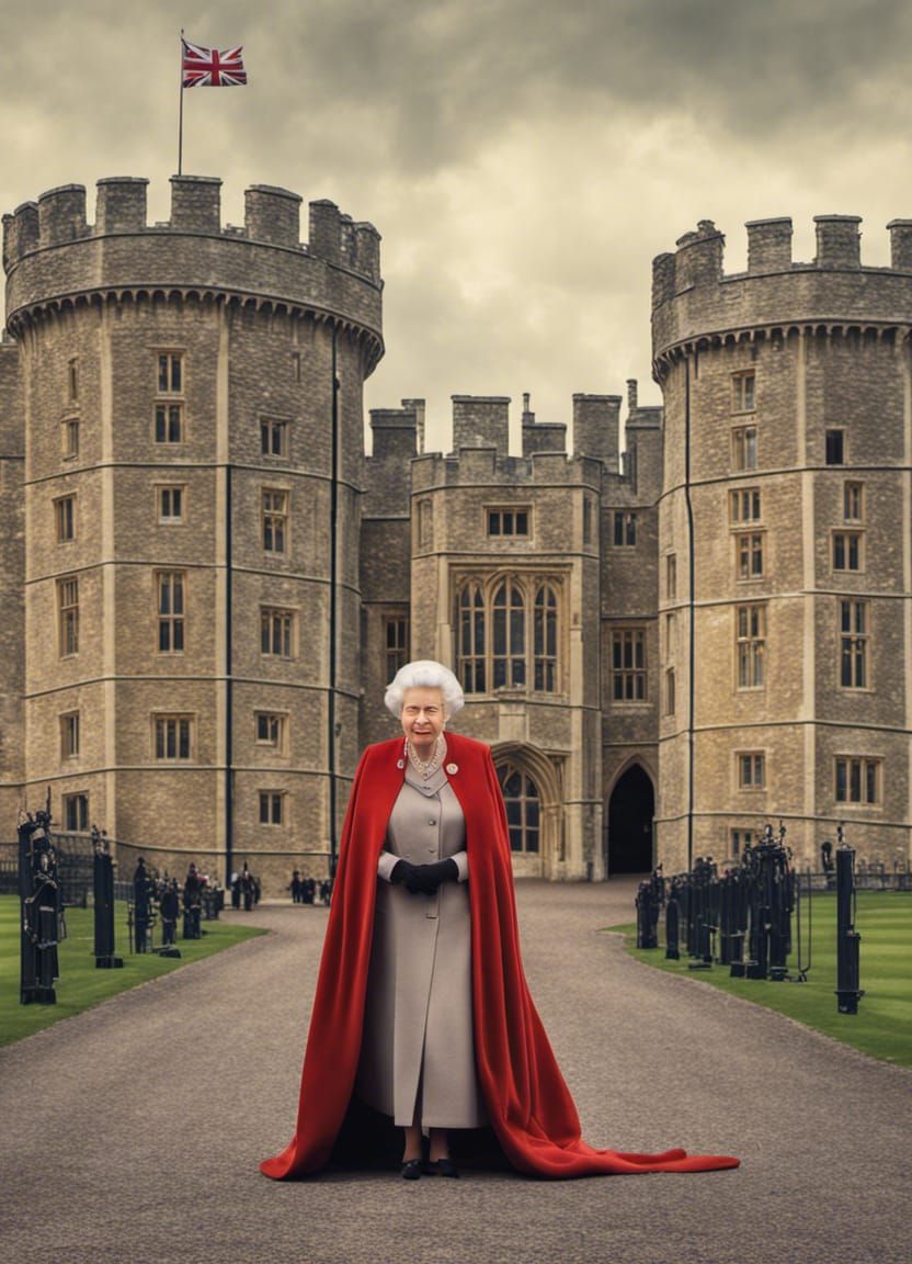 Queen Elizabeth II at Windsor Castle