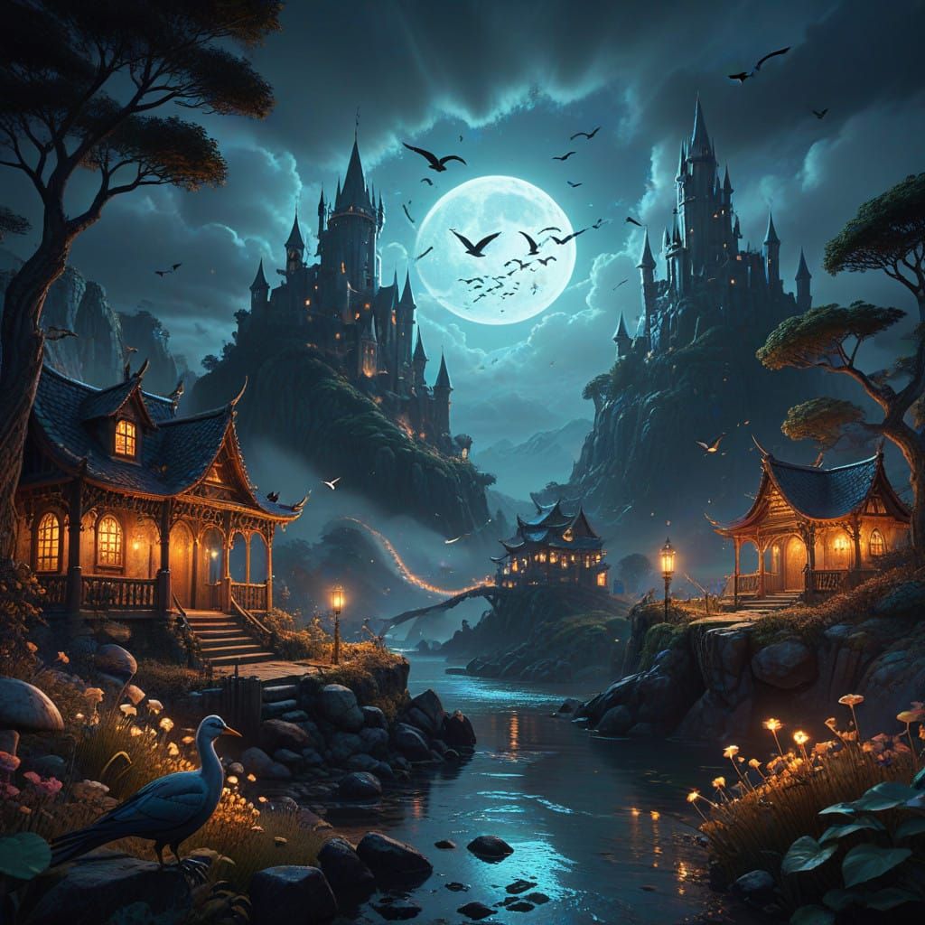 Twilight Whispers of a Mythical Realm