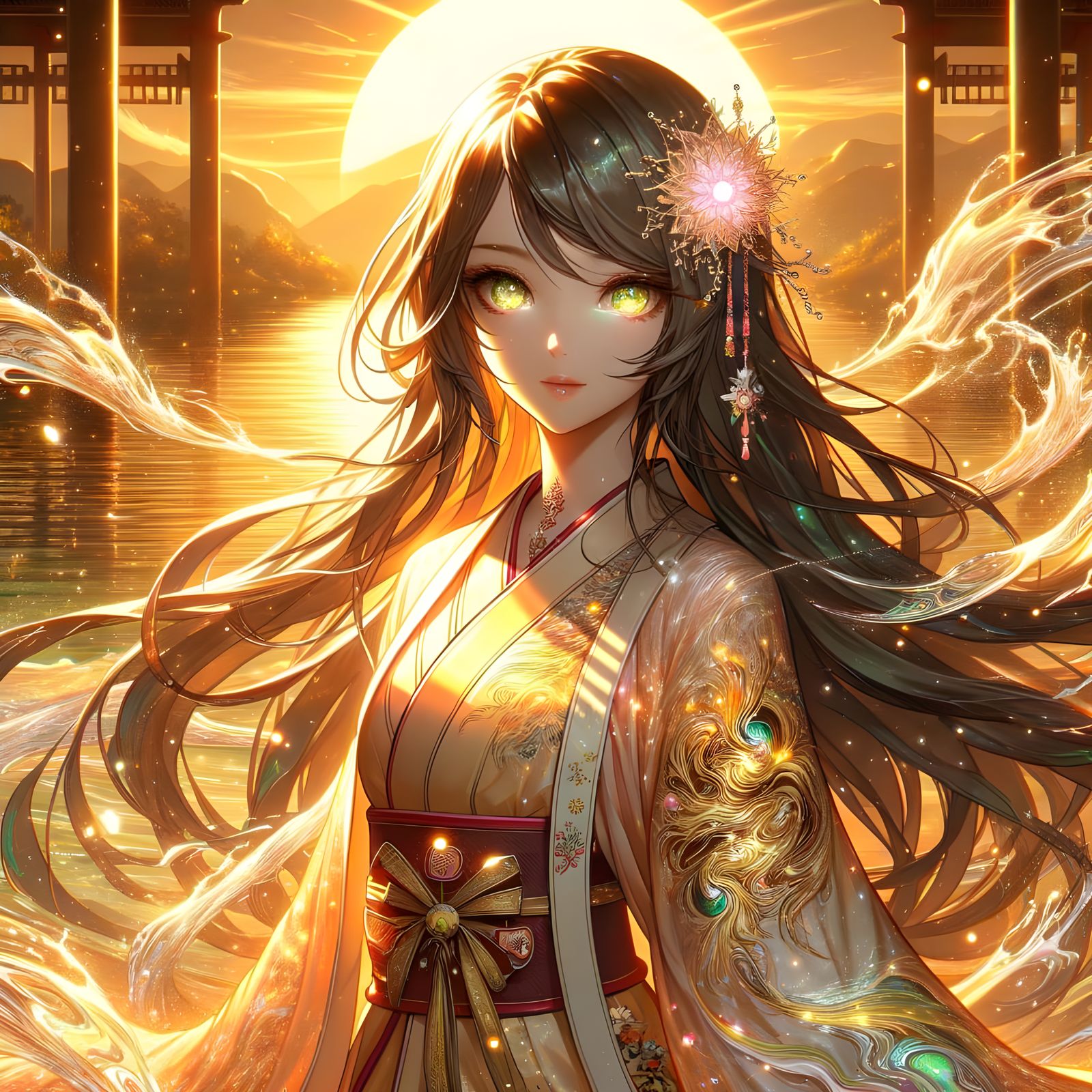 Anime-Inspired Goddess of Balance and Power