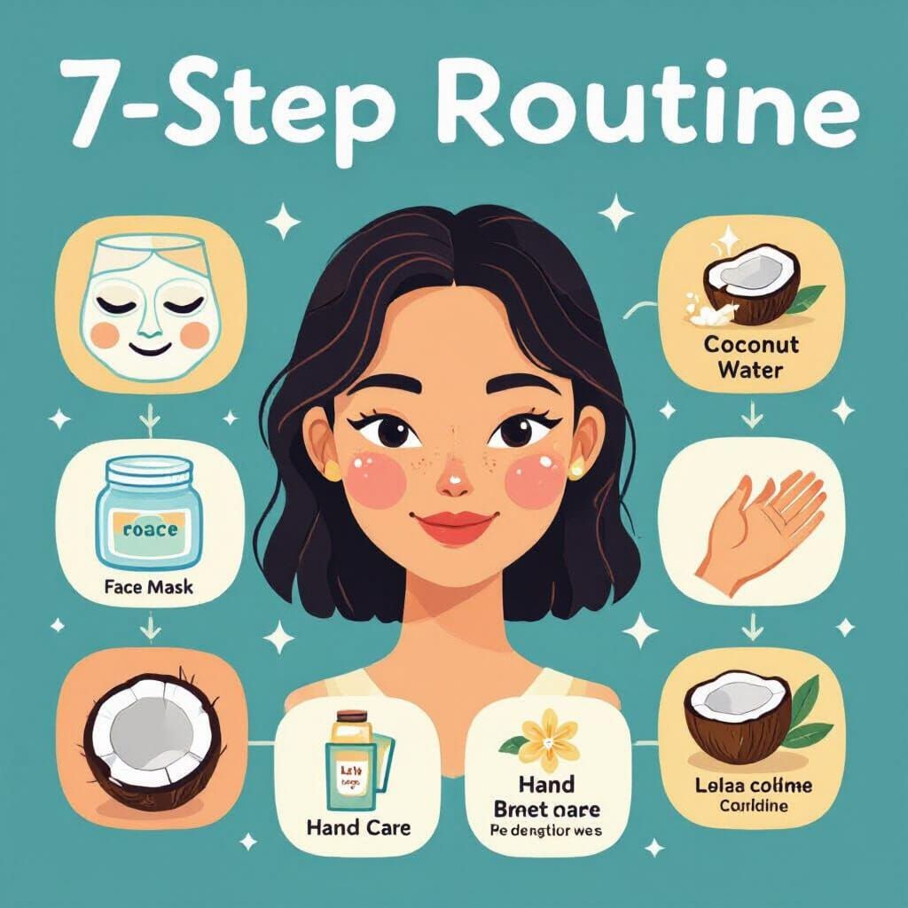 Coconut Water Skincare: 7-Step Illustrated Guide