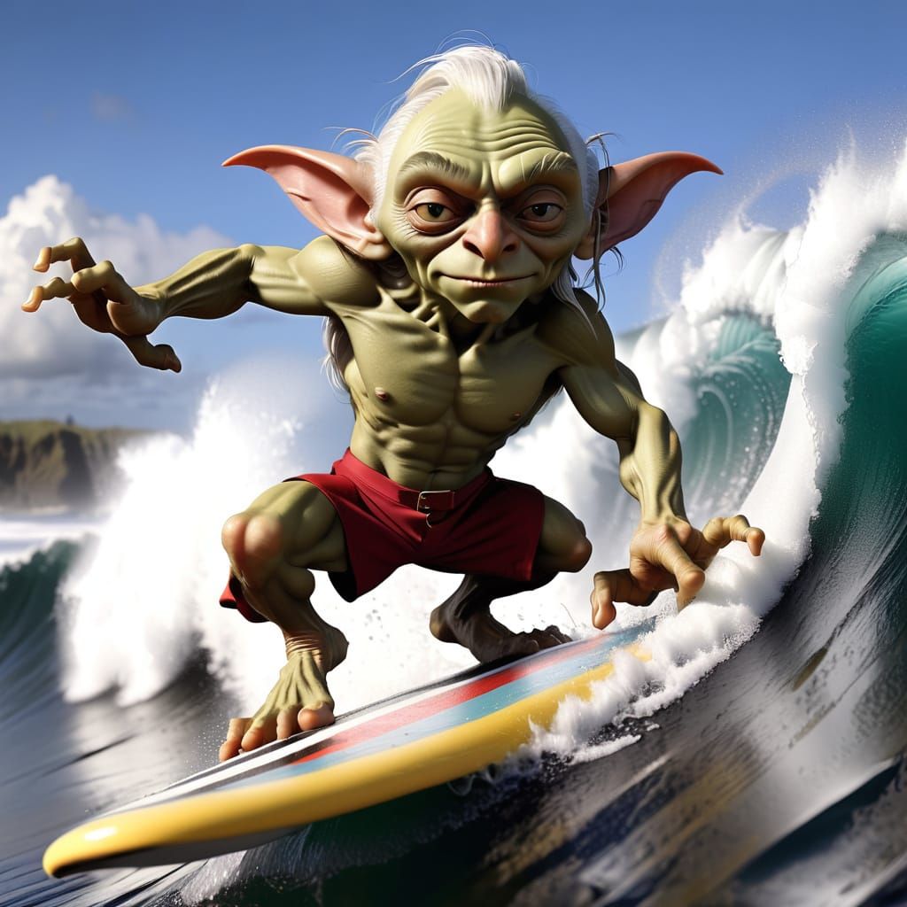 goblin surfing
