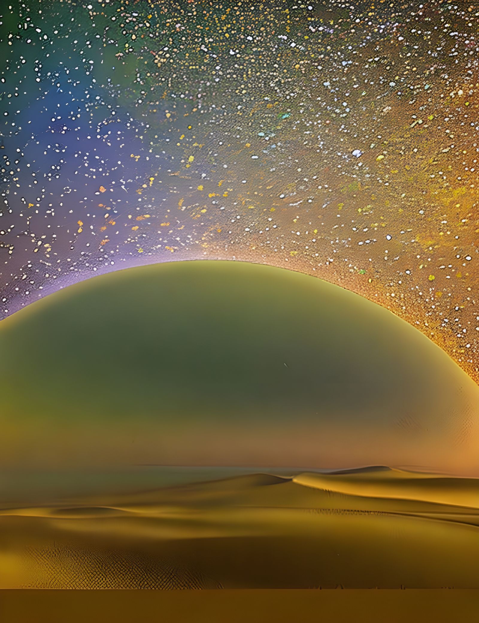 Pictorial History of Humanity: A Surreal 3D Rendering