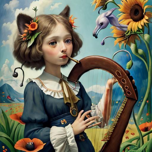 Utopian Dreamscape: Surrealist Fantasy Art