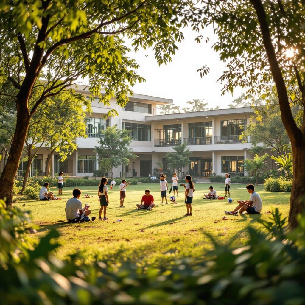 Modern School Blends Sport, Language, Tech Amidst Nature