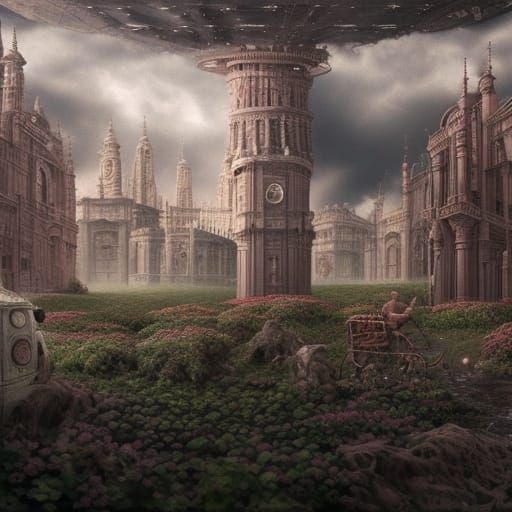 Epic King Crimson Digital Matte Painting