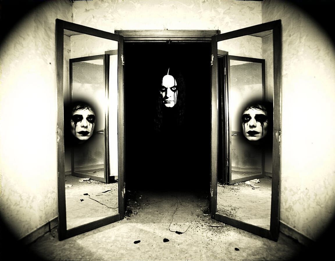 Pinhead-Photography Colournoir Over-Stimulated Montage of Weird Doorways Split-Infinity the Essence of Isolation