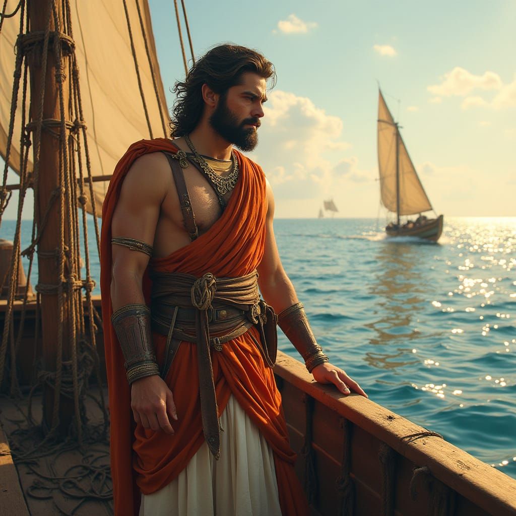 Aegean Explorer and Crew: Digital Concept Art