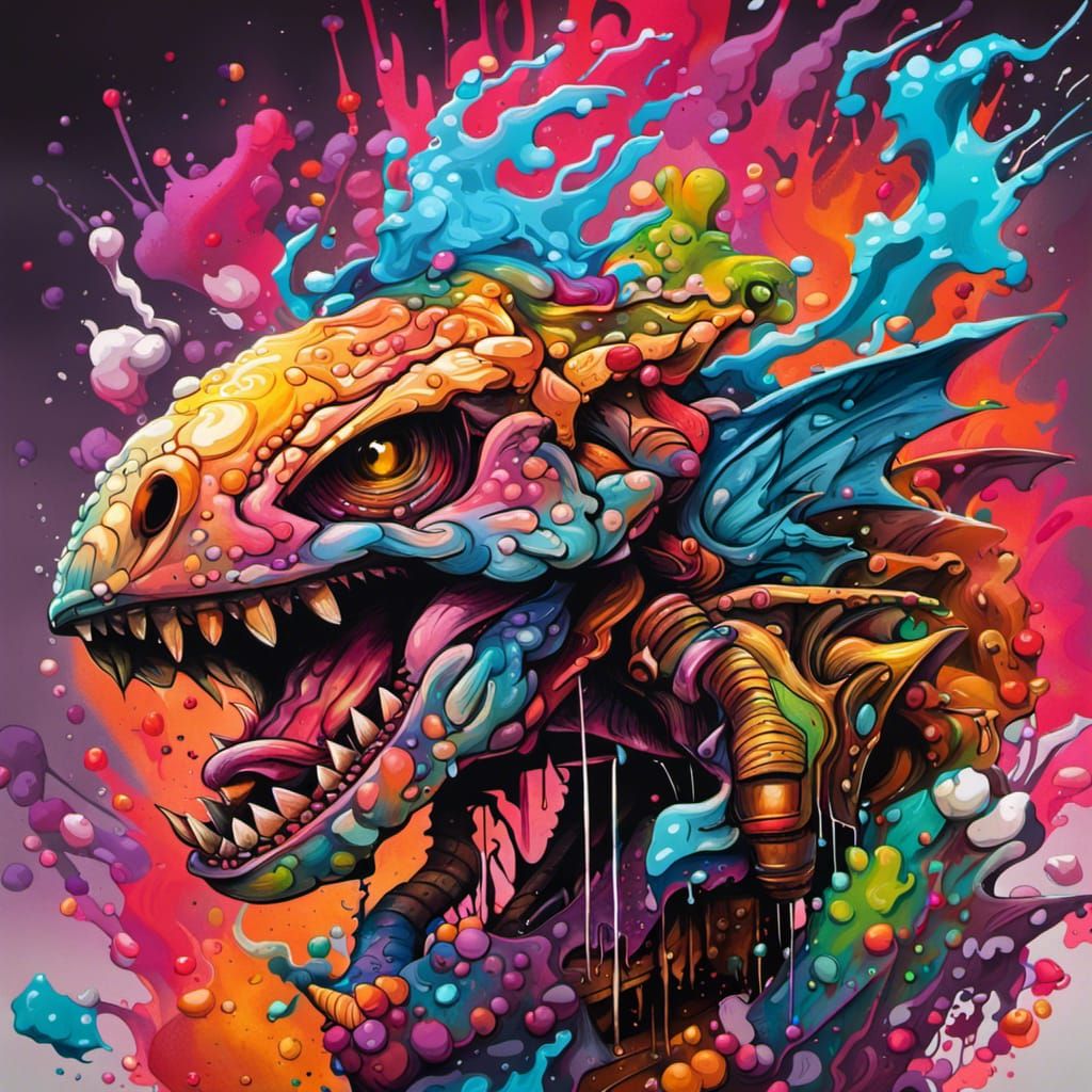Graffiti Art D&D Bulette Splash Art