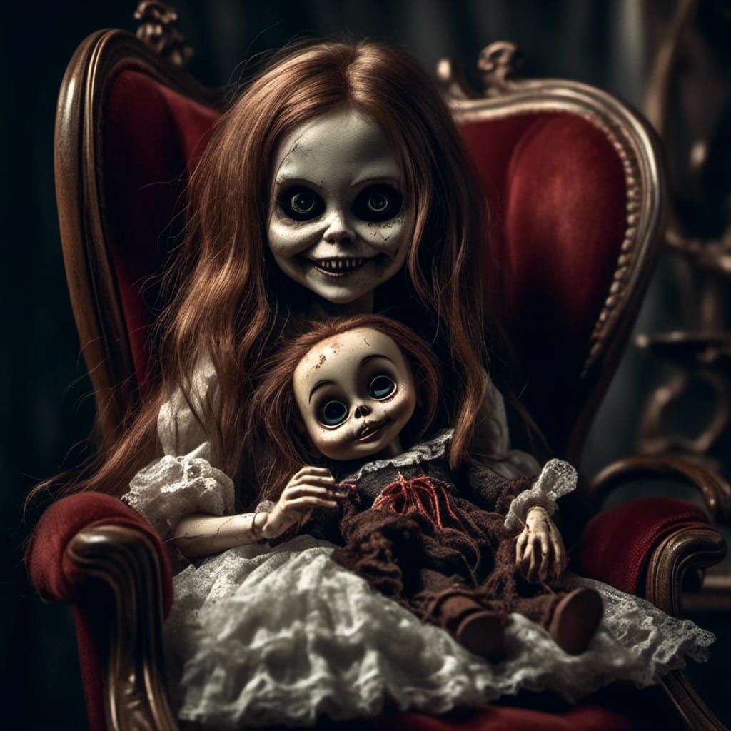 Sinister Dolls: Eerily Alike in High Definition
