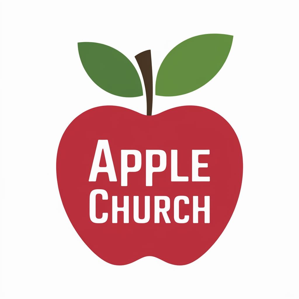Rustic Apple Orchard with Ancient Church