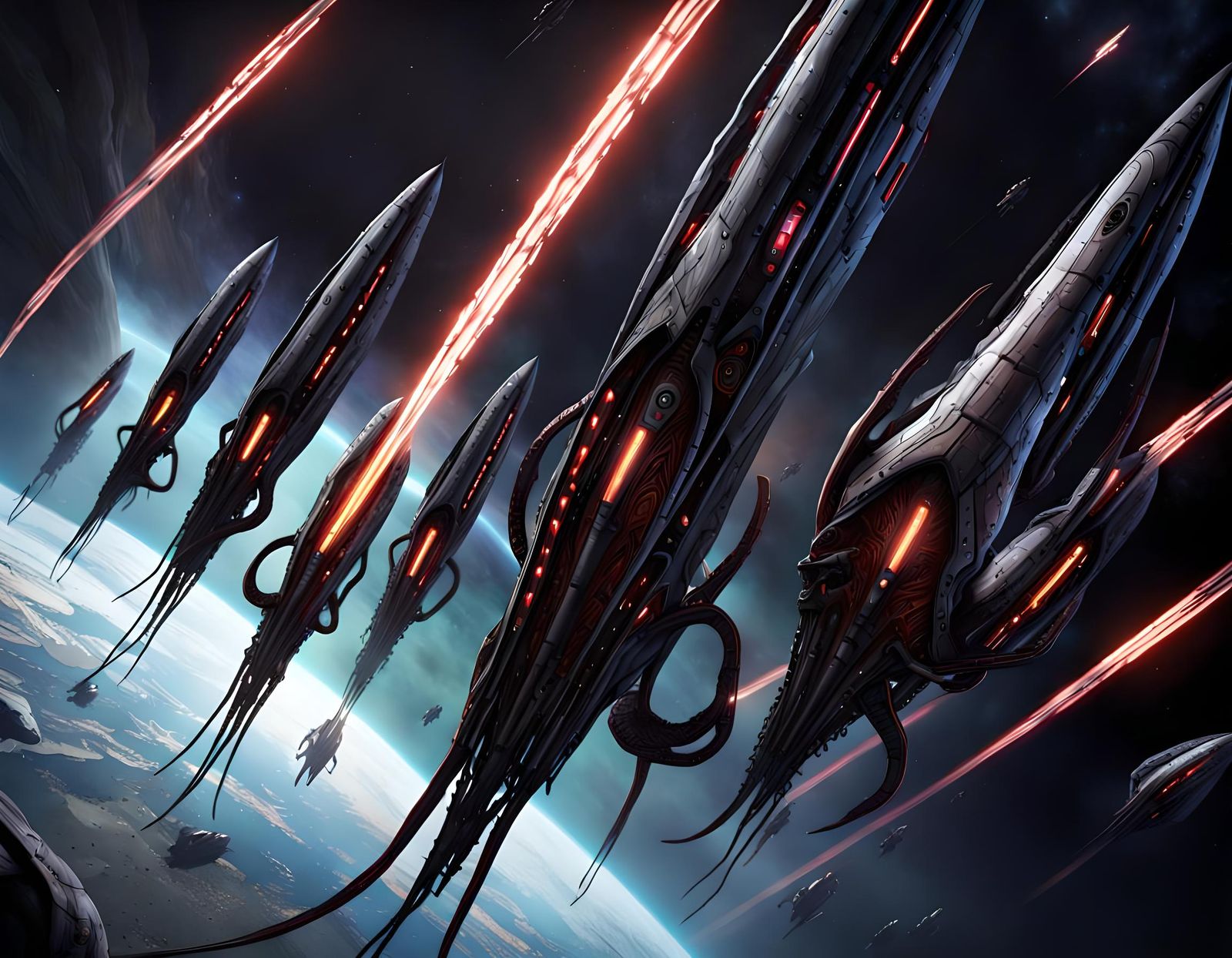 Mass Effect Reapers Exit Wormhole: Digital Watercolor