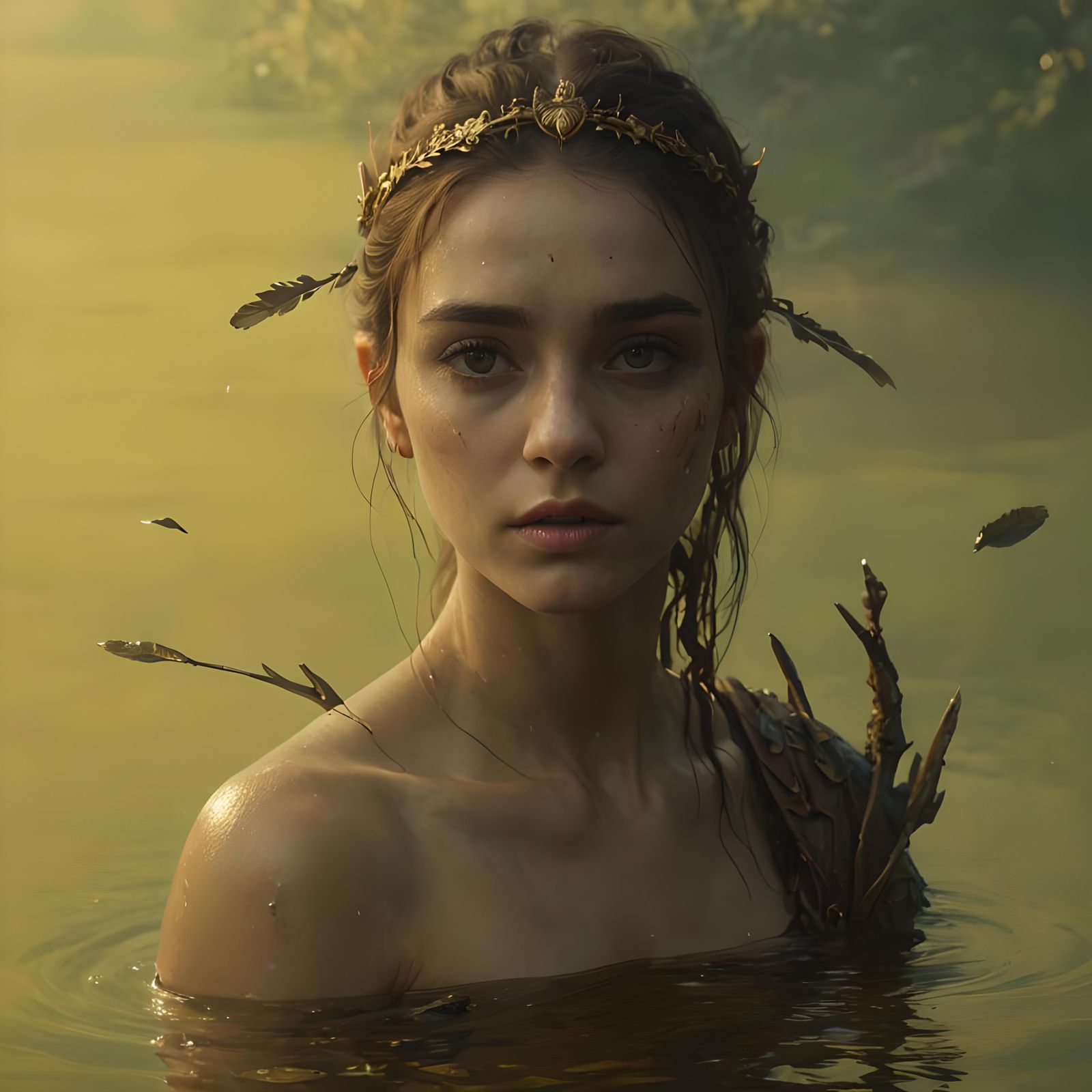 ″‘I am the Lady of the Lake,’ she said, ‘and I am come to te...