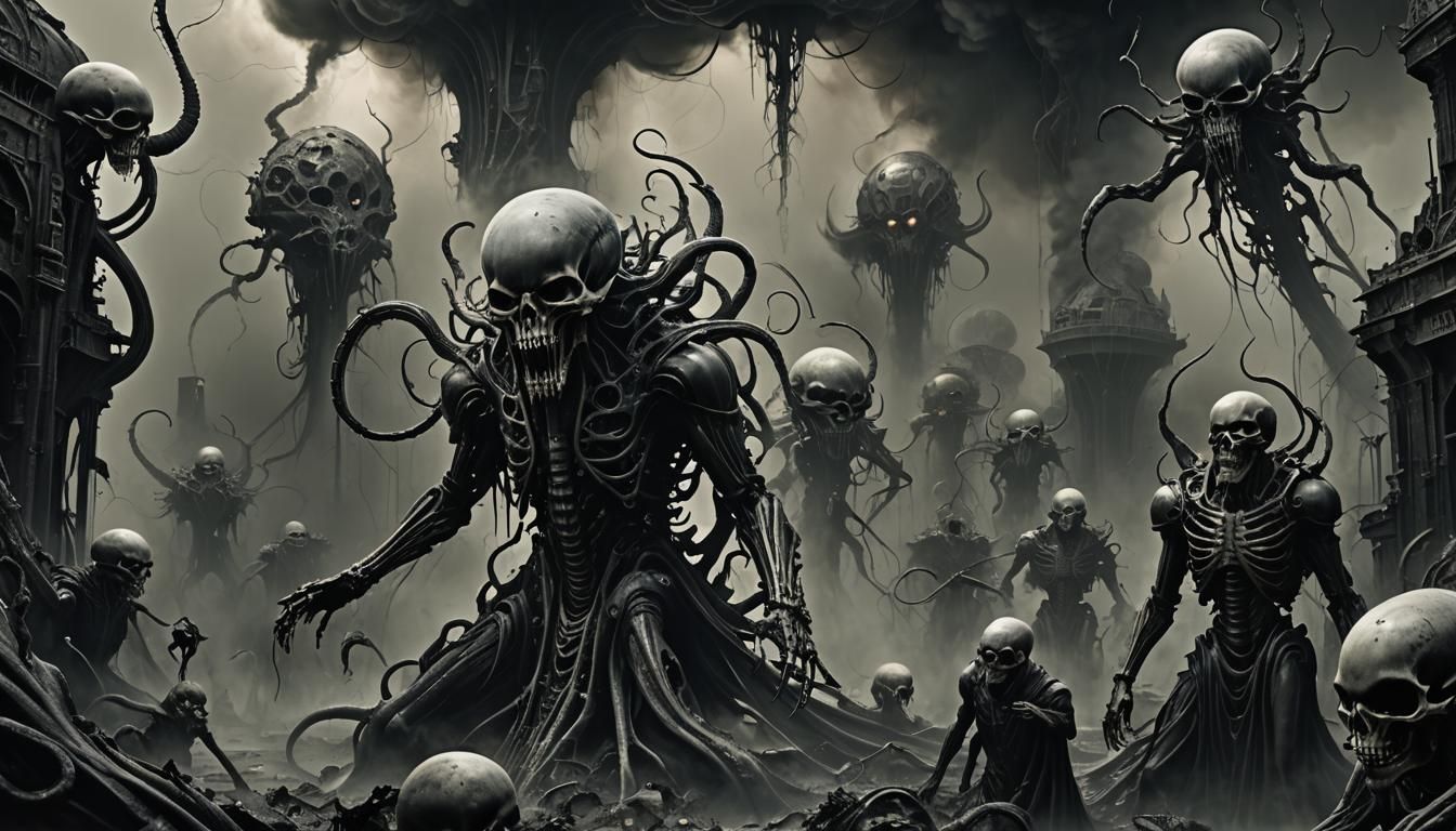 Ethereal Ghosts in Biomechanical Landscape