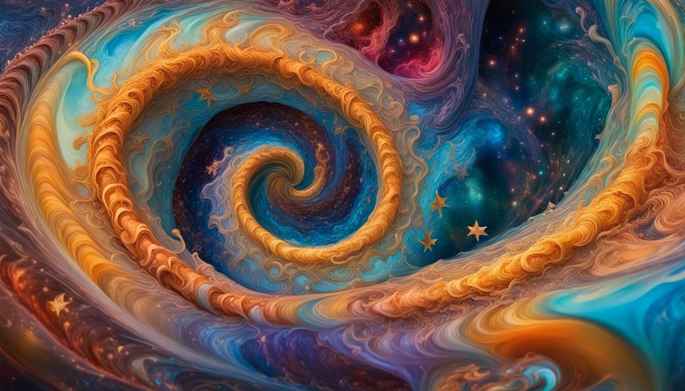 Helical Coil Cosmic Vortex with Twirling Stars