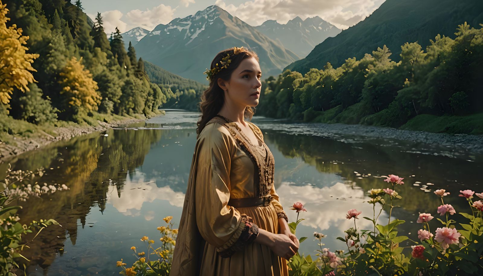 Paradise Garden: Mountains, Rivers, and Sunlight