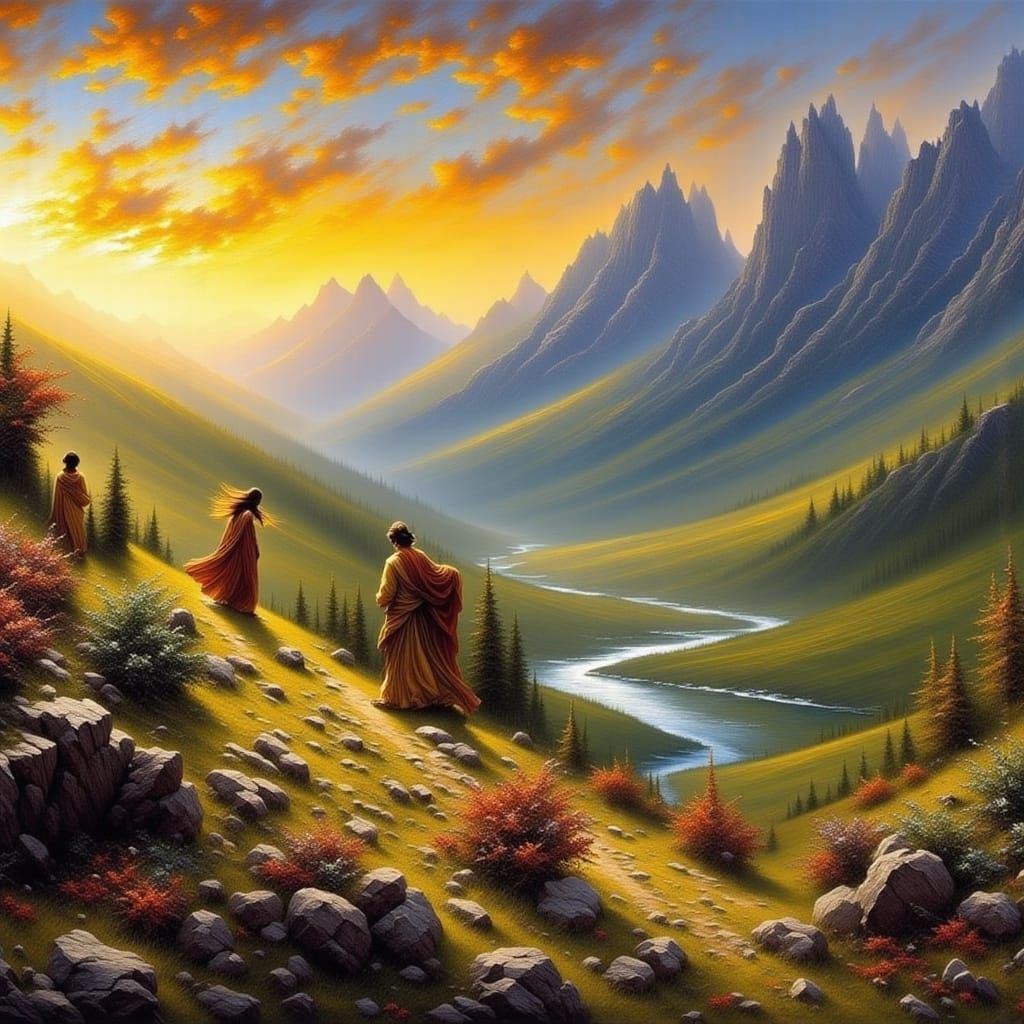 Beautiful Feet on Mountains Bringing Good Tidings