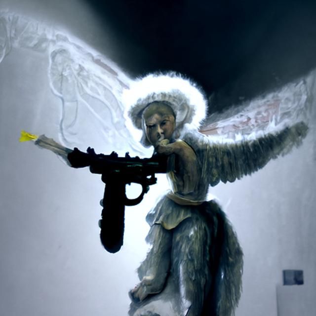 Angel with a Gun: A Symbolic Representation