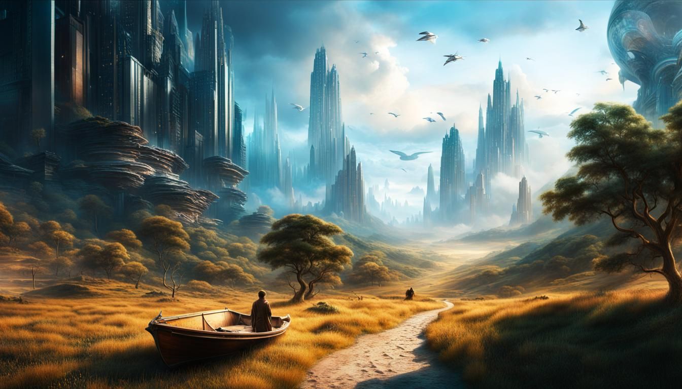 Epic Digital Landscape with Cinematic Detail