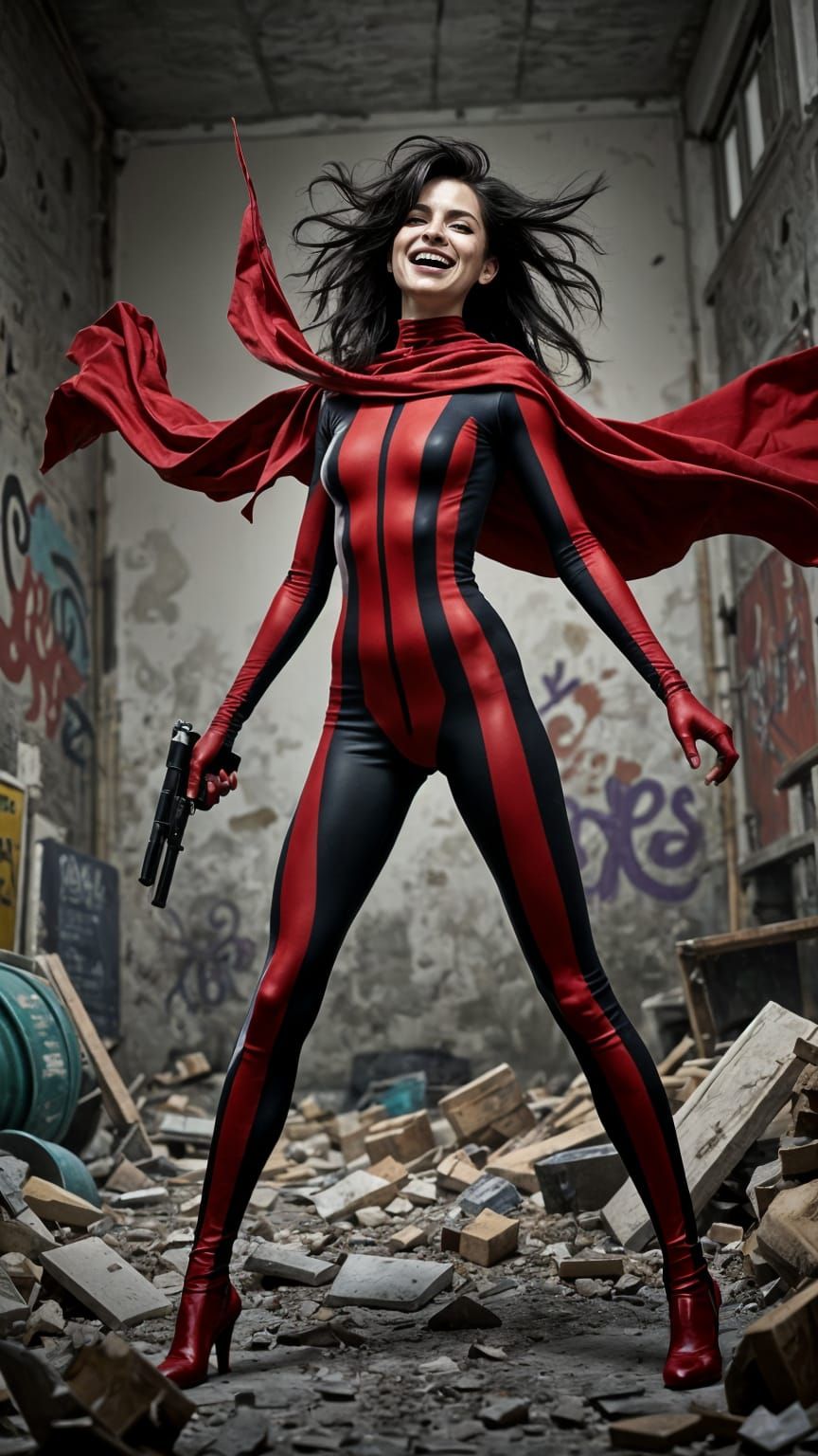 Madcap Character Portrait in Comic Style