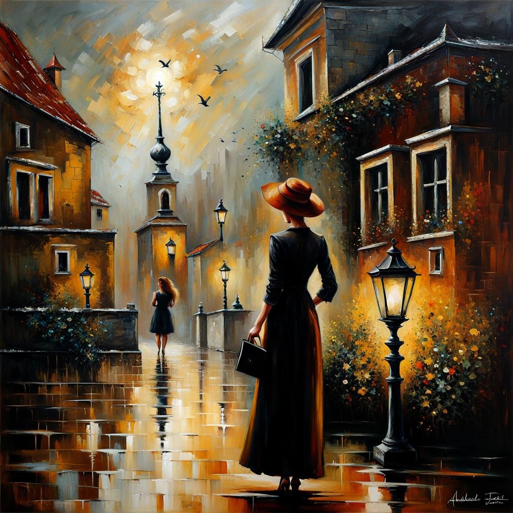 Fantastical Landscape in Surrealist Style