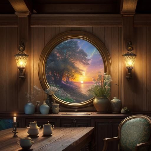 Ethereal Seed Packets in Golden Light