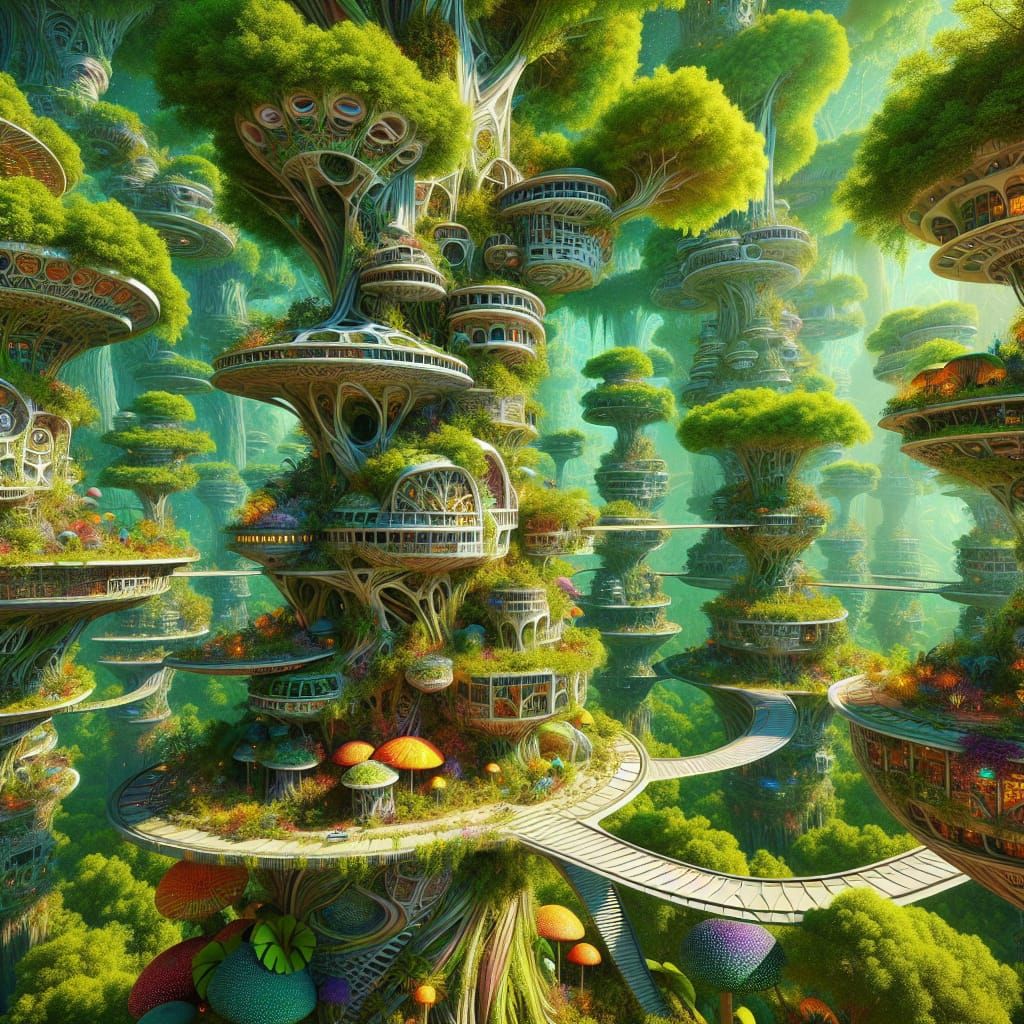 jungle tree house village