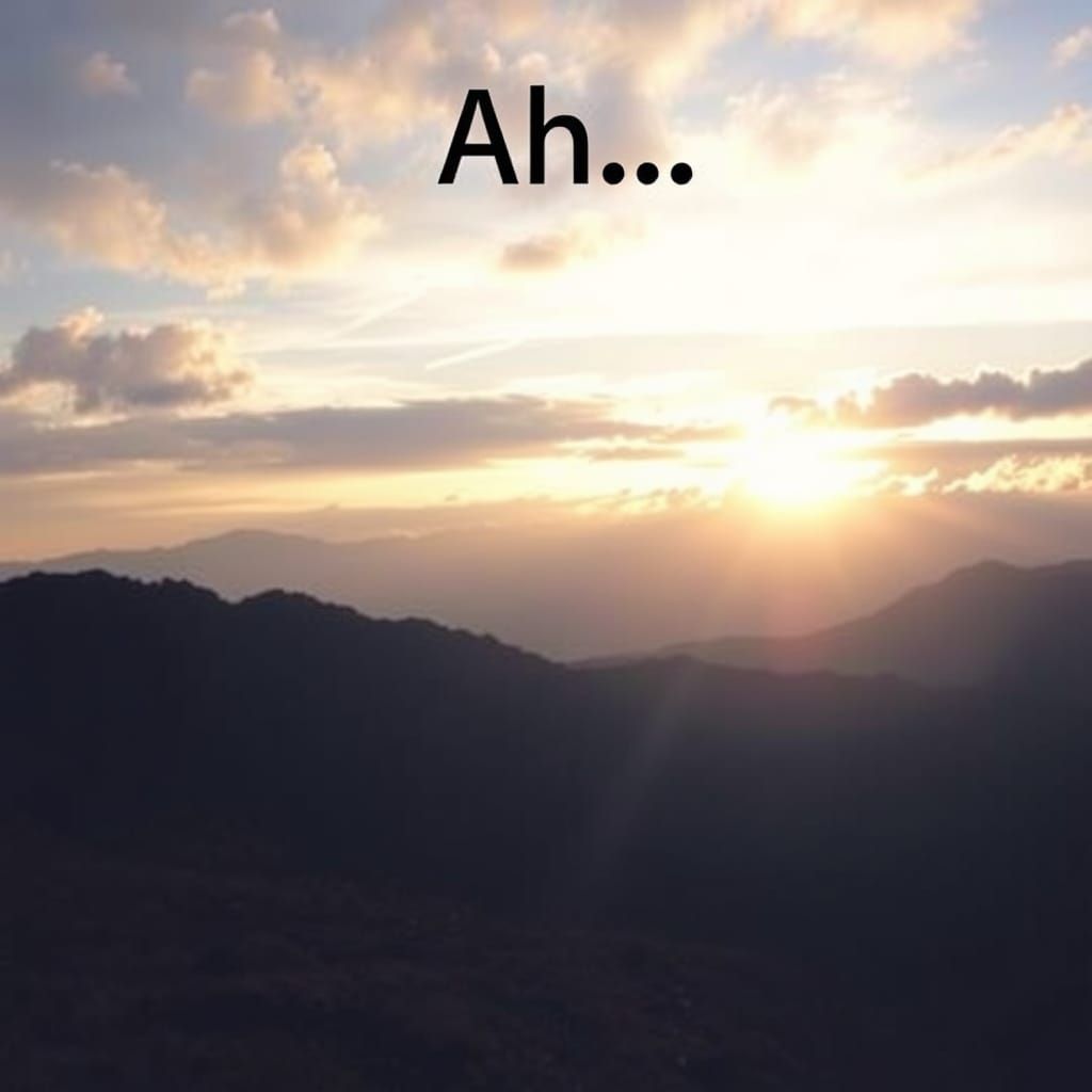 Ah.... Is a word that is so old, people don't know just how old it really is. It was the first word ever used.