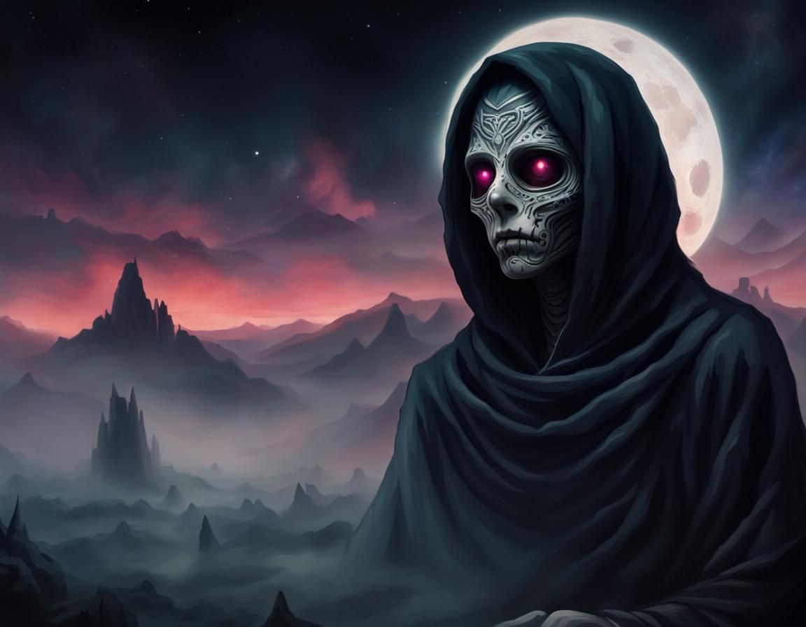 Boundless Creepy Volcanic Abstract