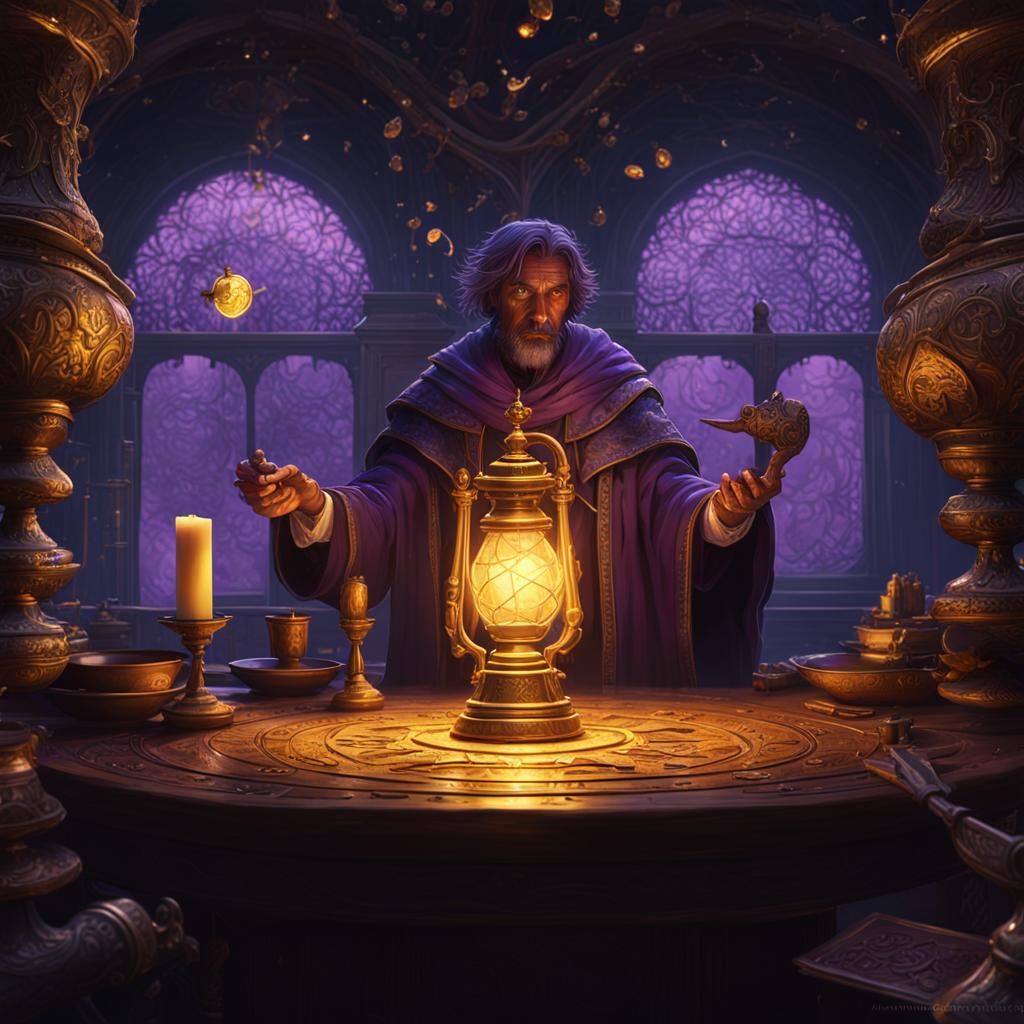 Magician's Apprentice: Dark Fantasy Concept Art