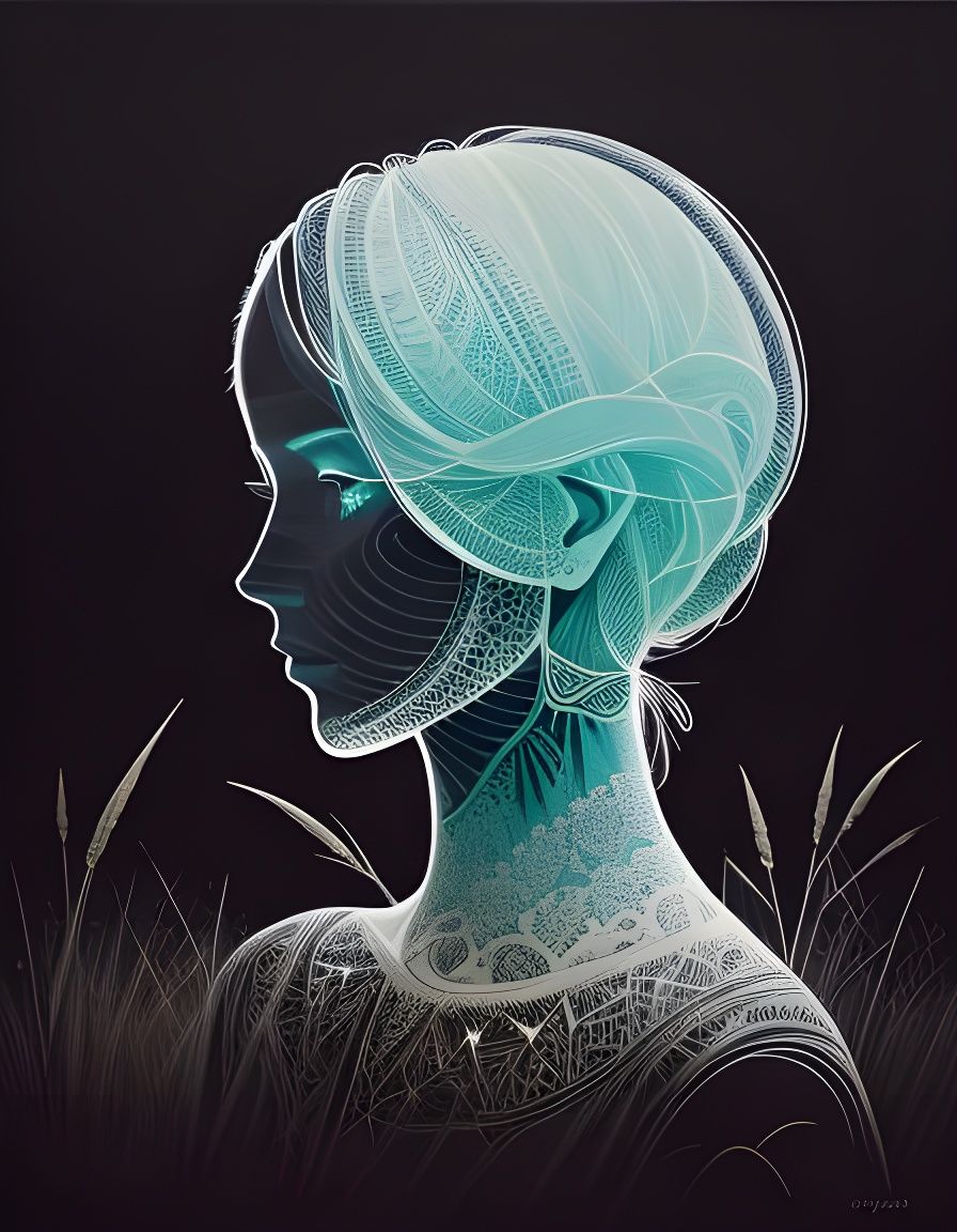 Zentangle #3  -  Negative Approach