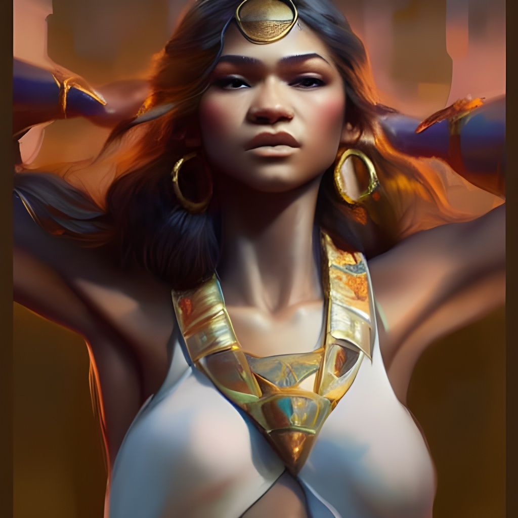 Princess Portrait in Hyperdetailed Digital Art Style