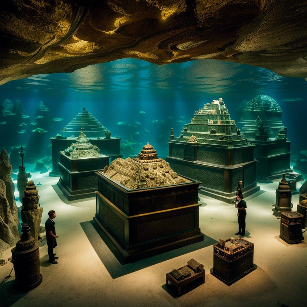 Lost riches of the land, stored in the Underwater Museum of the Sea People