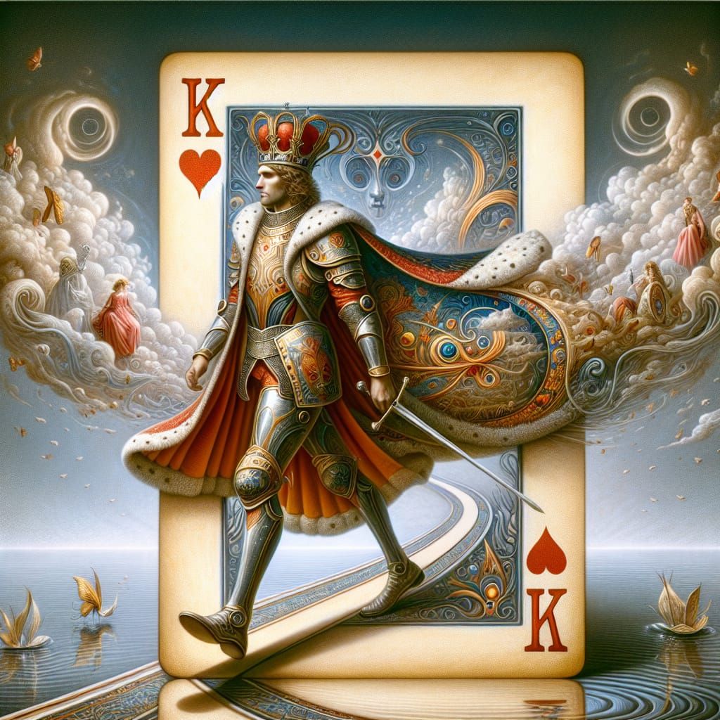 Majestic King of hearts