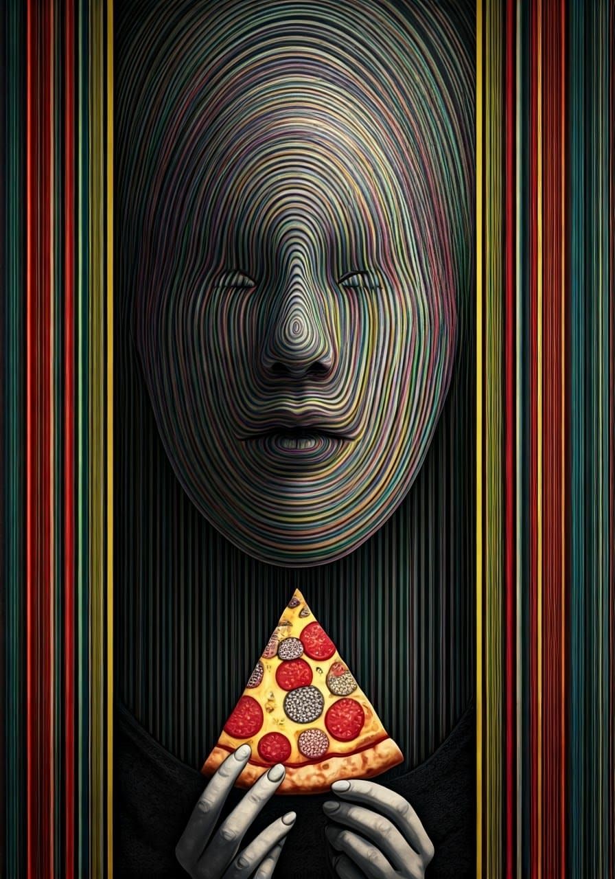 Surreal Onion Woman: A Cubist-Inspired Portrait