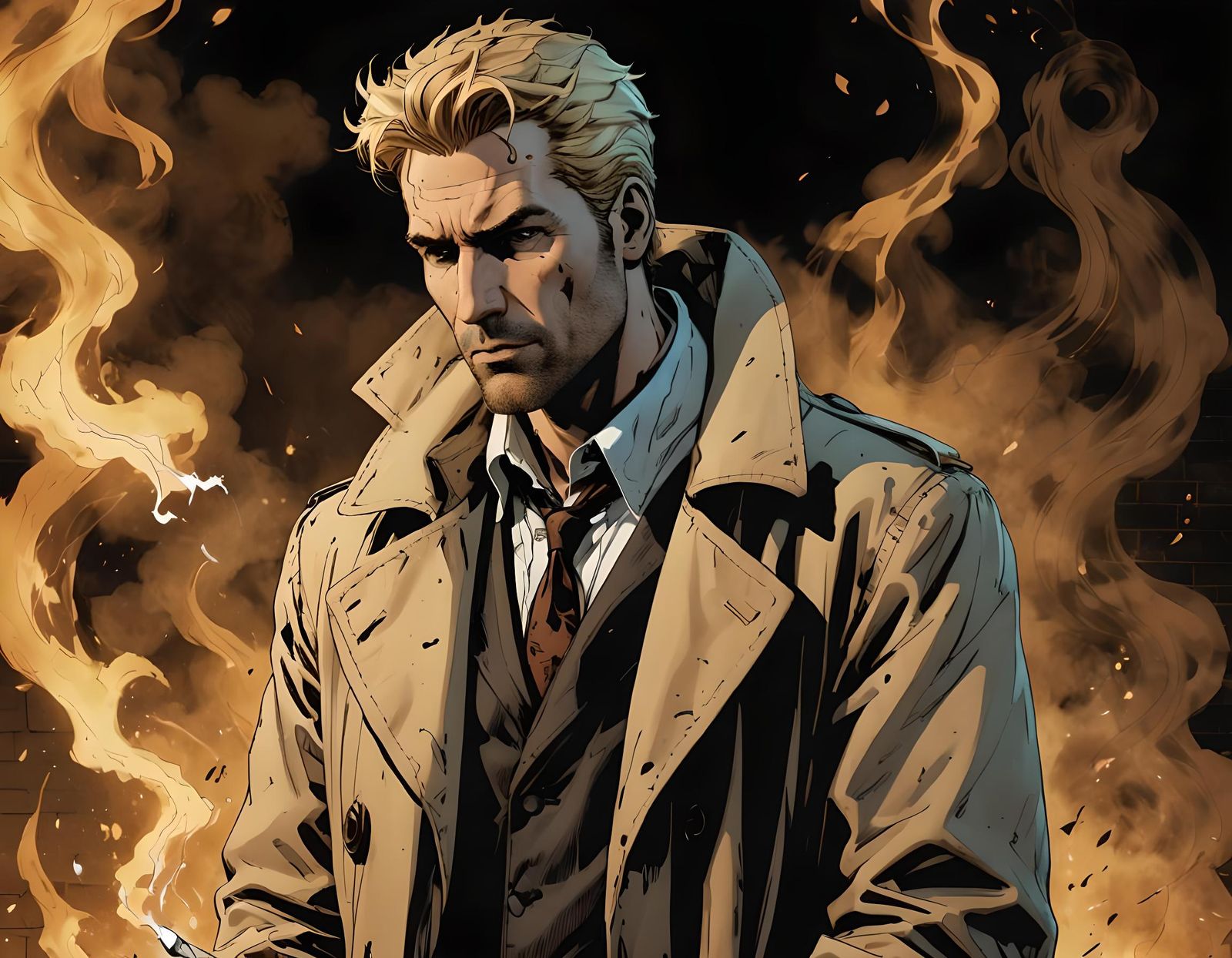 John Constantine in McFarlane Style