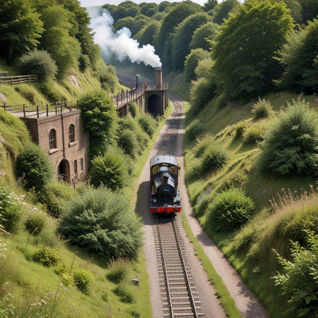 A model-maker and train enthusiast has recreated an abandoned railway line 100 years after it first opened.

The Ashover...