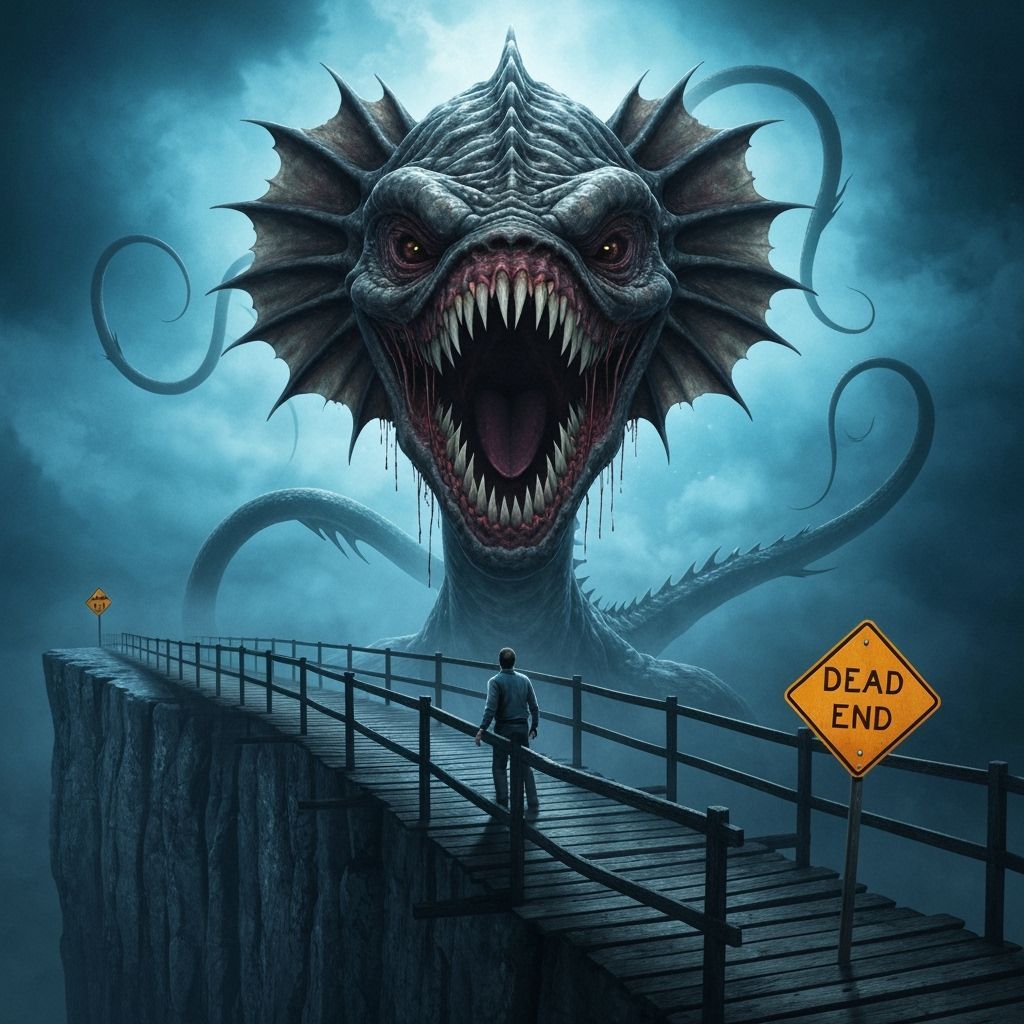 Cosmic Horror Creature Dominates Bridge Scene