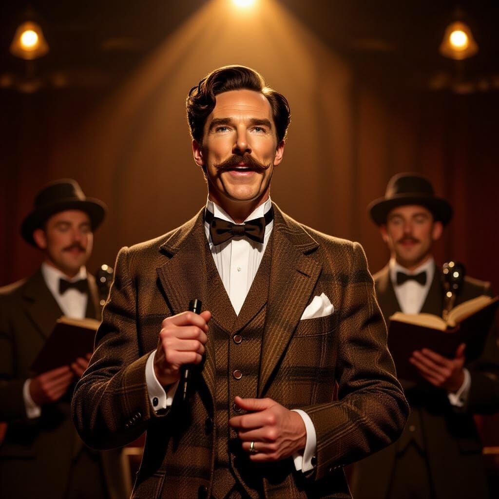 Benedict Cumberbatch Leads a Vintage Barber Quartet