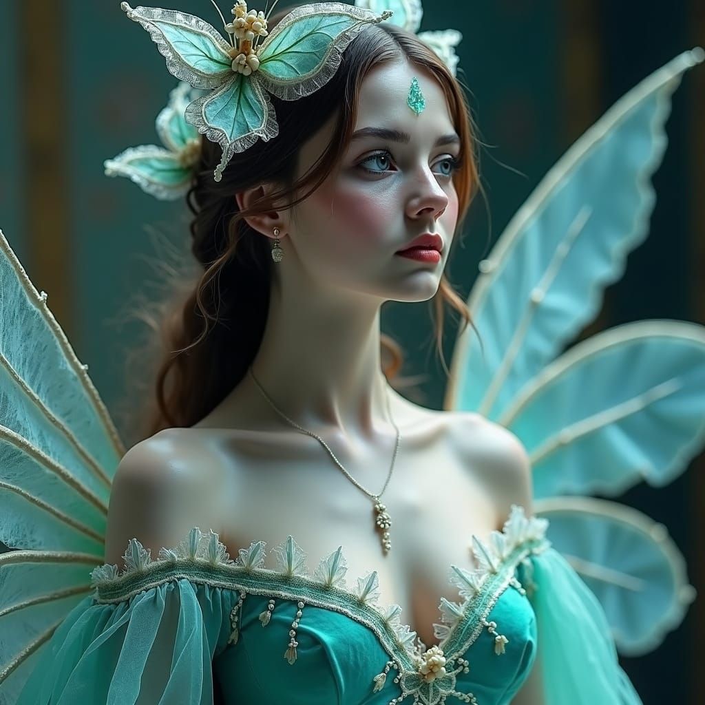 Eerie Antique Music Box in Gothic Horror Style