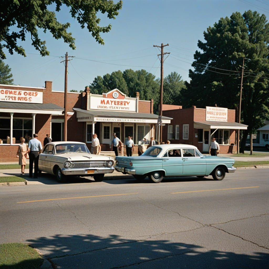 Mayberry, NC 1961: Vintage Photography Style