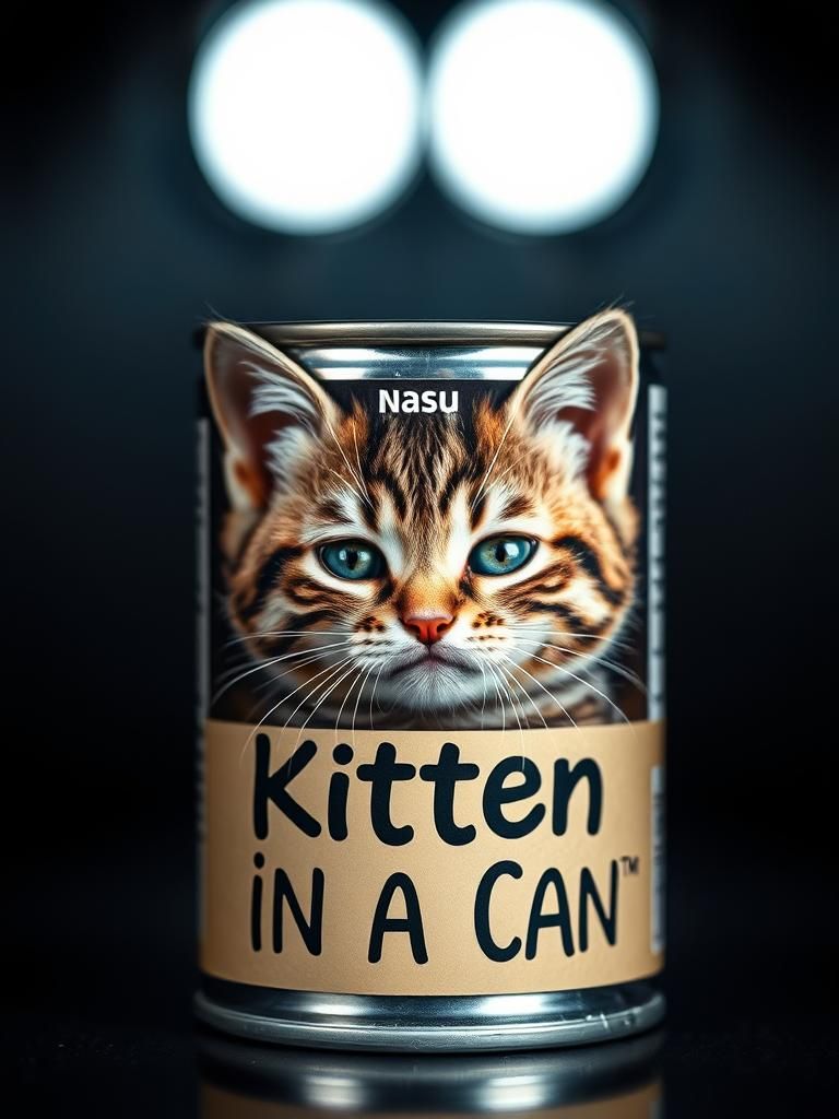 Kitten in a Can: Ominous Ad Photography