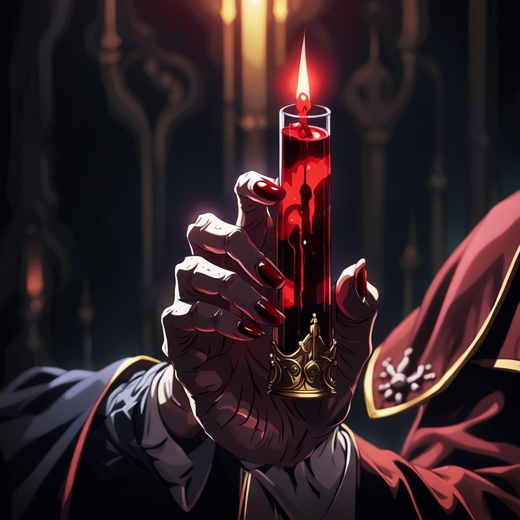 Vampire's Crimson Vial in Cel-Shaded Glory