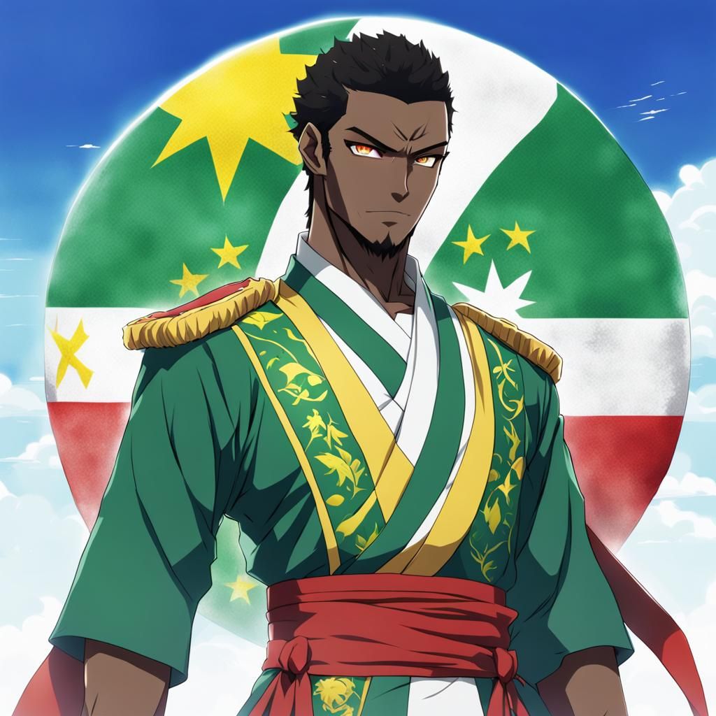 Grenada Personified: An Anime-Style Rendition