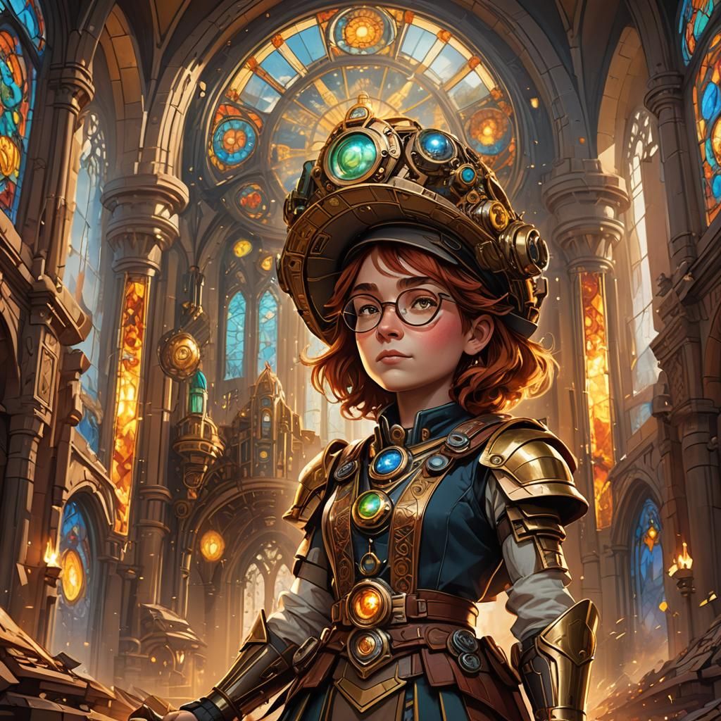 Art Deco Halfling Artist in Bionicle World