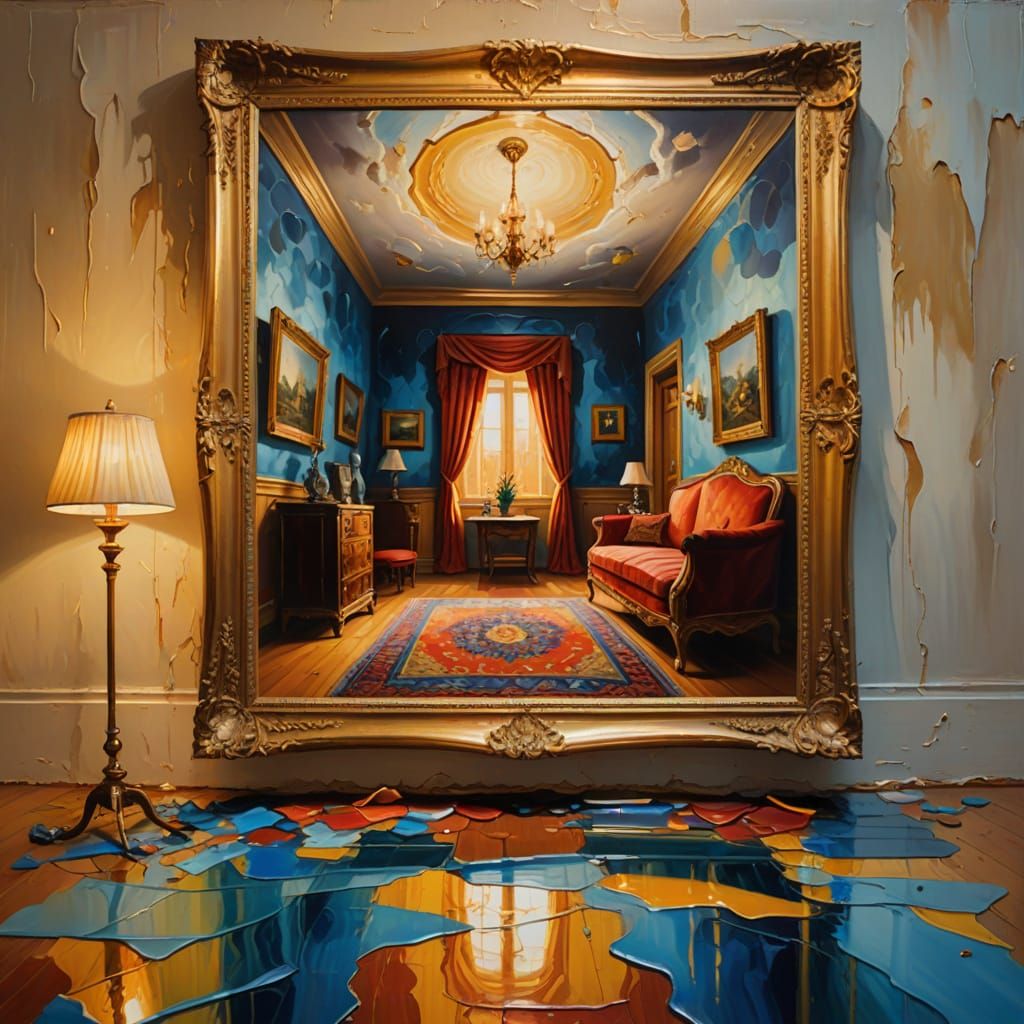 painting within a painting, within a painting