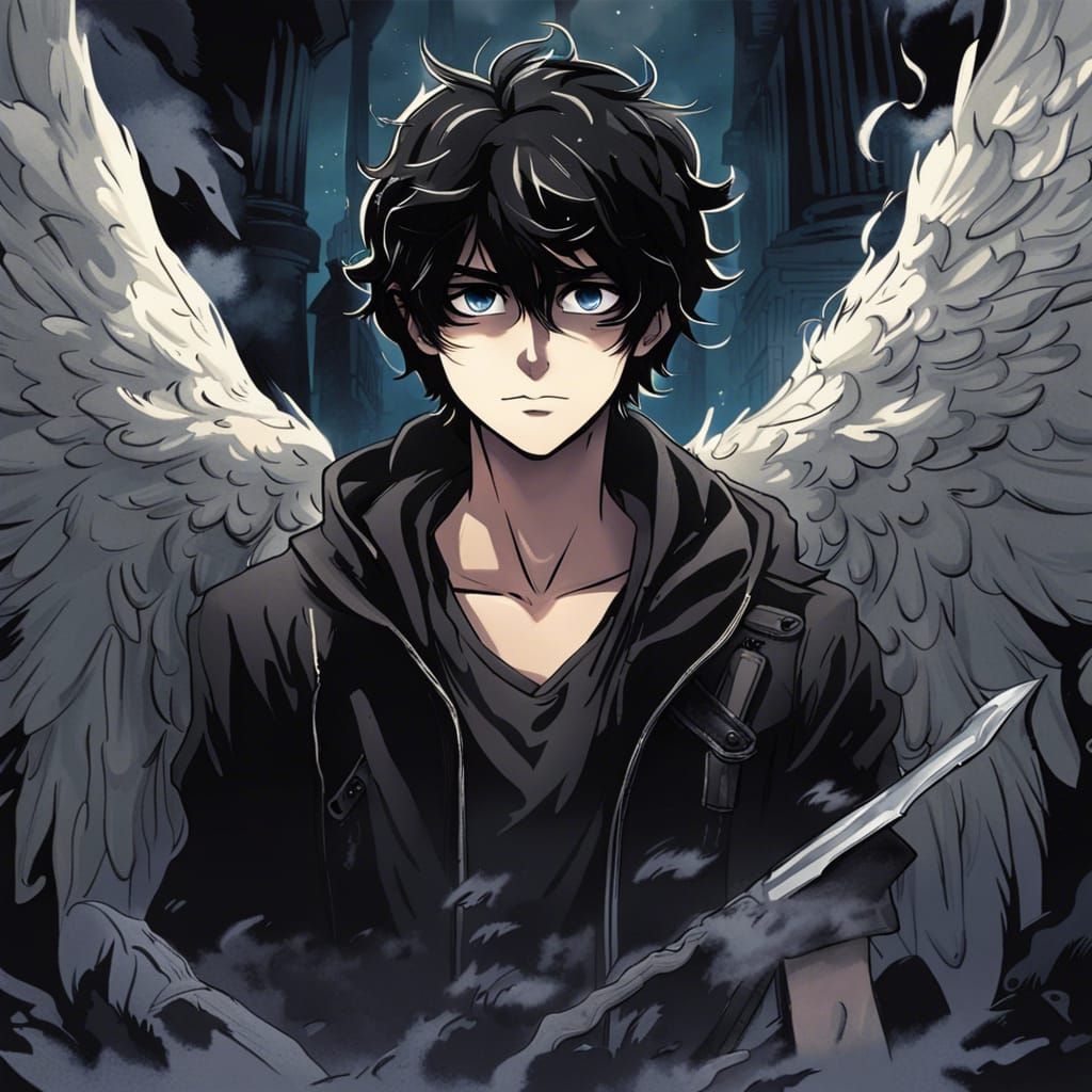 Nico Di Angelo in Anime Style