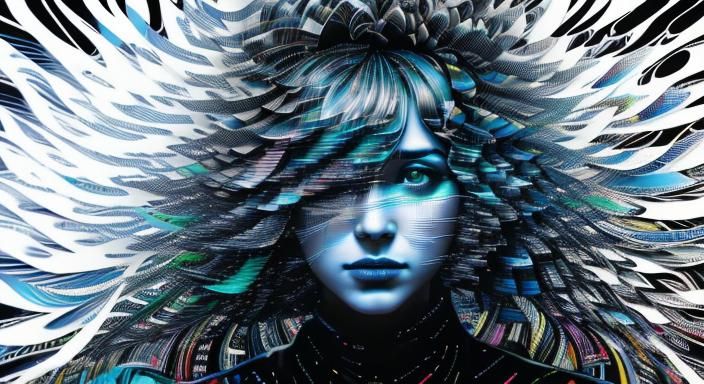 Chaotic Glitch Art: Maddening Thoughts in Digital Mixed Medi...