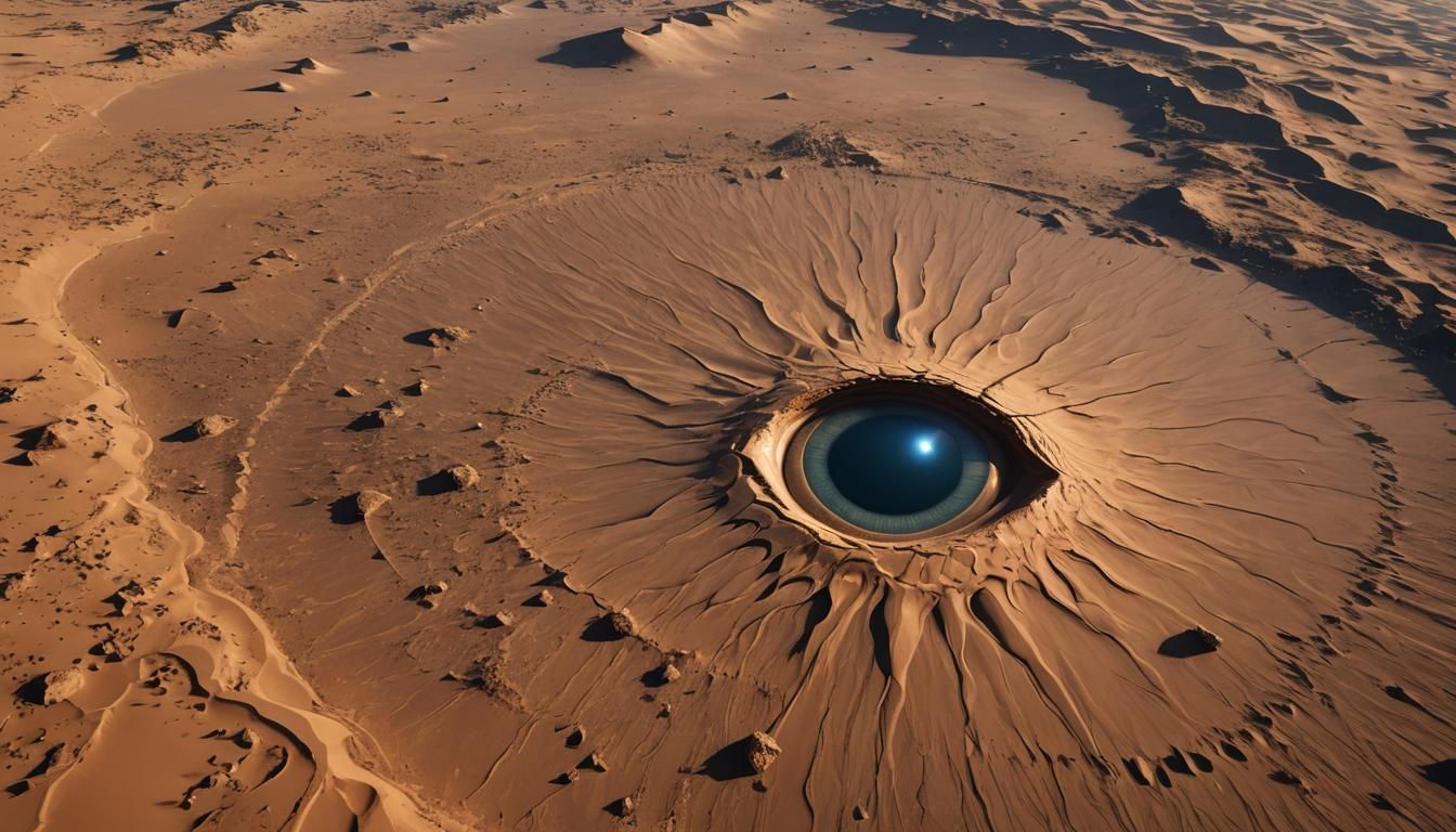 Eye of the Sahara: Detailed Matte Painting